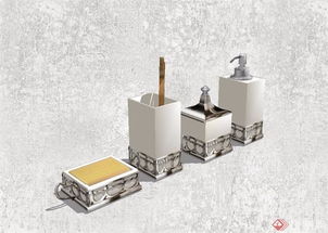精品洗漱用品素材设计 SU模型的艺术与实用融合